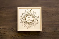 Sunflower svg, flower svg, instant download, flower border Product Image 3