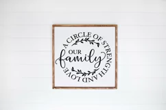 Family Quote SVG - A Circle Of Strength Product Image 1