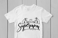 Supermom - Mother SVG EPS DXF PNG Cutting Files Product Image 2