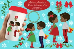 African American Christmas Kiss Kids - Mistletoe Product Image 1