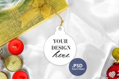 Christmas Bauble Shaped Ornament Mockup PSD, Ornament Mockup Product Image 2