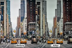 Street photography Black City lightroom presets for desktop Product Image 6