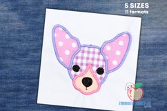 Chihuahua Dog Puppy Face Applique Product Image 1