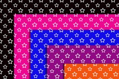 Color Stars, Digital Scrapbook Paper, Stars Patterned,SALE Product Image 4