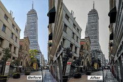 Street photography Black City lightroom presets for desktop Product Image 8