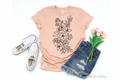 Flower bouquet svg, flower arrangement svg, Floral bunch Product Image 2