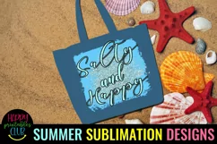 Salty and Happy Beach Sublimation I Summer Sublimation Product Image 3