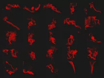 200 RED SMOKE TRANSPARENT PNG FILES, PHOTOSHOP OVERLAYS Product Image 7