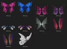 50 FAIRY MAGIC DUST, WINGS TRANSPARENT PNG PHOTOSHOP OVERLAY Product Image 4