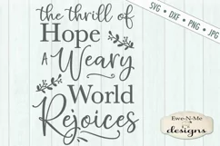 Weary World Rejoices - Christmas - O Holy Night - SVG DX Product Image 2