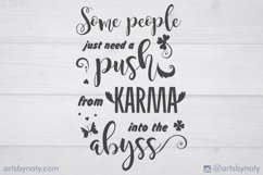 Funny Karma quote SVG illustration Product Image 4