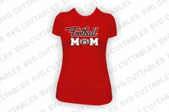 Football SVG | Football Mom | Shirt Design Product Image 3