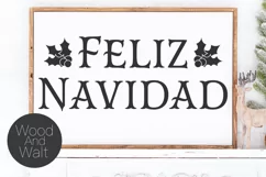 Feliz Navidad SVG |Christmas Cut File Product Image 1