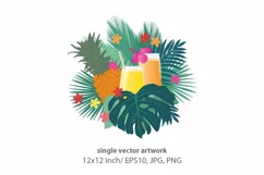 Palm branches - VECTOR ARTWORK Product Image 1