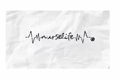 Nurse Life Svg, Nurselife SVG, Nurse Svg,Nurse Heartbeat Svg Product Image 1