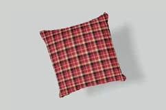 Red Lumberjack Digital Paper Tartan & Buffalo Plaid Product Image 2