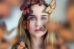 100 BUTTERFLIES TRANSPARENT PNG FILES, PHOTOSHOP OVERLAYS Product Image 6
