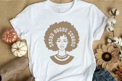 Black Woman SVG Black Lives Matter SVG PNG EPS DXF Afro SVG Product Image 3
