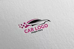 Auto Car Logo for Sport Cars, Rent, wash or Mechanic Product Image 4