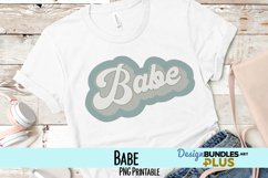 Babe Retro Sublimation PNG Product Image 1
