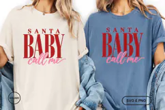 Santa Call Me Christmas Quote Product Image 3