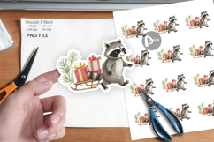 Baby Christmas Animals Sticker Product Image 1