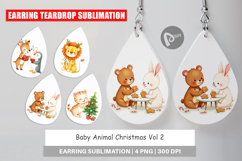 Earring Baby Christmas Animals Product Image 1