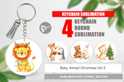 Keychain Baby Christmas Animals Product Image 1