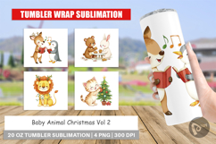 Tumbler Baby Christmas Animals Product Image 1
