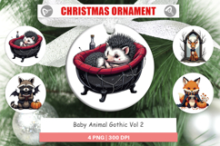 Ornament Gothic Baby Animals Product Image 1