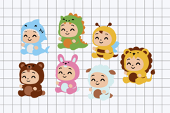 Baby animal 3D SVG Product Image 3