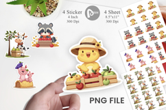 Fruit Harvest Babies Sticker Product Image 1