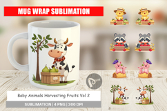 Mug Wrap Fruit Harvest Babies Product Image 1