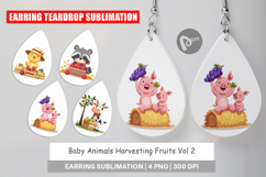 Earring Fruit Harvest Babies Product Image 1