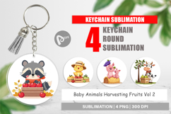 Keychain Fruit Harvest Babies Product Image 1