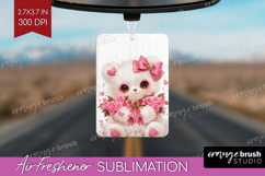Baby Bear Valentine Air Freshener PNG Cute Valentines Day Product Image 1
