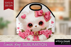 Baby Bear Valentine Lunch Bag Cute Valentines Day Lunch Bug Product Image 1