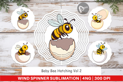 Wind Spinner Hatching Baby Bee Product Image 1