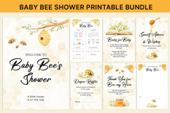 Bee Baby Shower Printables, baby shower decor Product Image 1