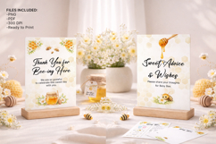 Bee Baby Shower Printables, baby shower decor Product Image 3