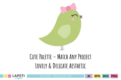 spring crafting birds clipart pack