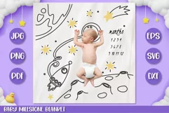 Baby Milestone Blanket Svg