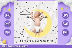 Baby Milestone Blanket Svg