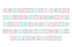 Baby Blocks Color Font Product Image 3