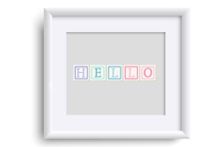 Baby Blocks Color Font Product Image 6