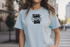 White Bella Canvas 3001 Mockup, Bella Canvas 3001 Tshirt Product Image 1