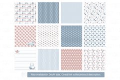 Baby Blue Valentines Digital Paper Pack for Boys