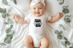 Baby Mockup, Bodysuit Mockup, Onesie Mockup, Product Image 1