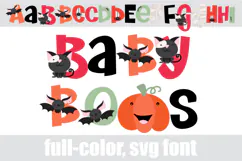 Baby Boos - Cute Halloween Color Font Product Image 3