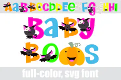 Baby Boos - Cute Halloween Color Font Product Image 5